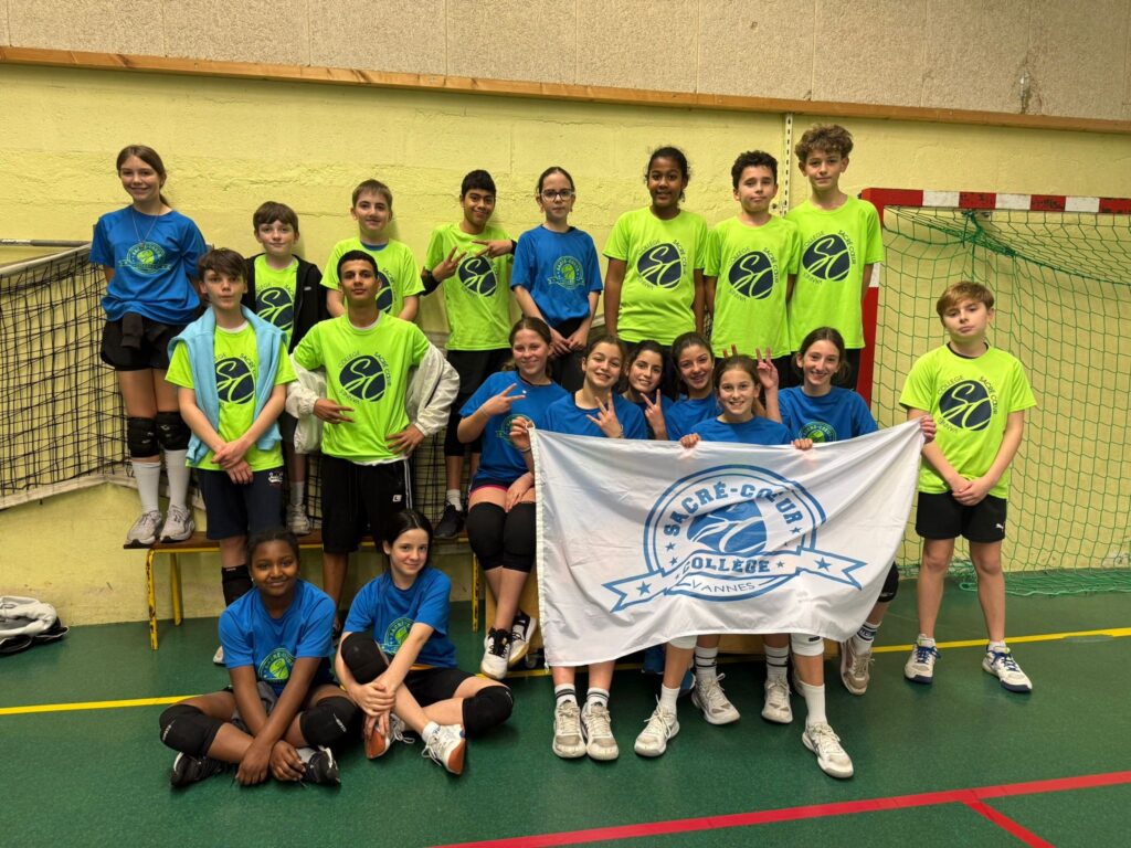 Finale départementale de Volley ball du collège Sacré-Cœur